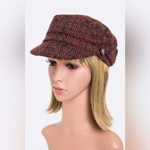 Tweed Fiddler Newsboy Hat